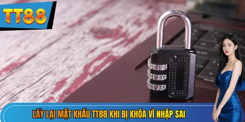 Lấy lại mật khẩu TT88 khi bị khóa vì nhập sai